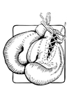 paginas-para-colorir luvas de boxe
