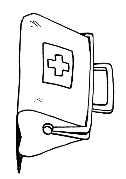 Desenho Para Colorir maleta do médico - Imagens Grátis Para Imprimir - img  12195