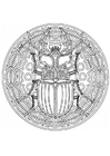 Página para colorir mandala-1802a