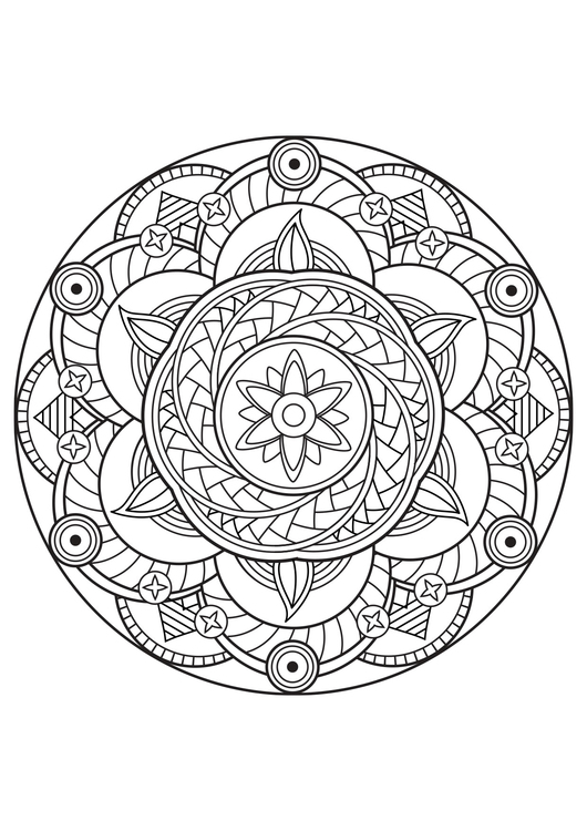 Desenho Para Colorir mandala - Imagens Grátis Para Imprimir - img 30833