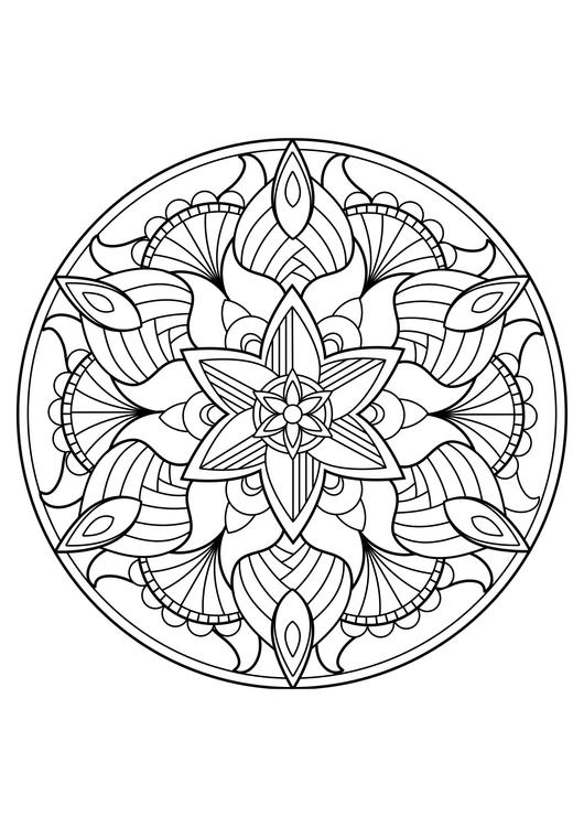 Desenho Para Colorir mandala - Imagens Grátis Para Imprimir - img 30833