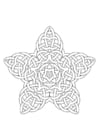 Página para colorir mandala