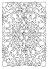 Página para colorir mandala2a