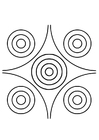 Página para colorir mandala4