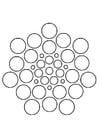 Página para colorir mandala5