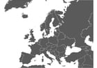 P�ginas para colorir mapa da Europa