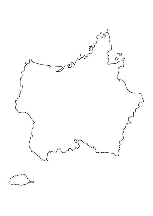 mapa da FranÃ§a