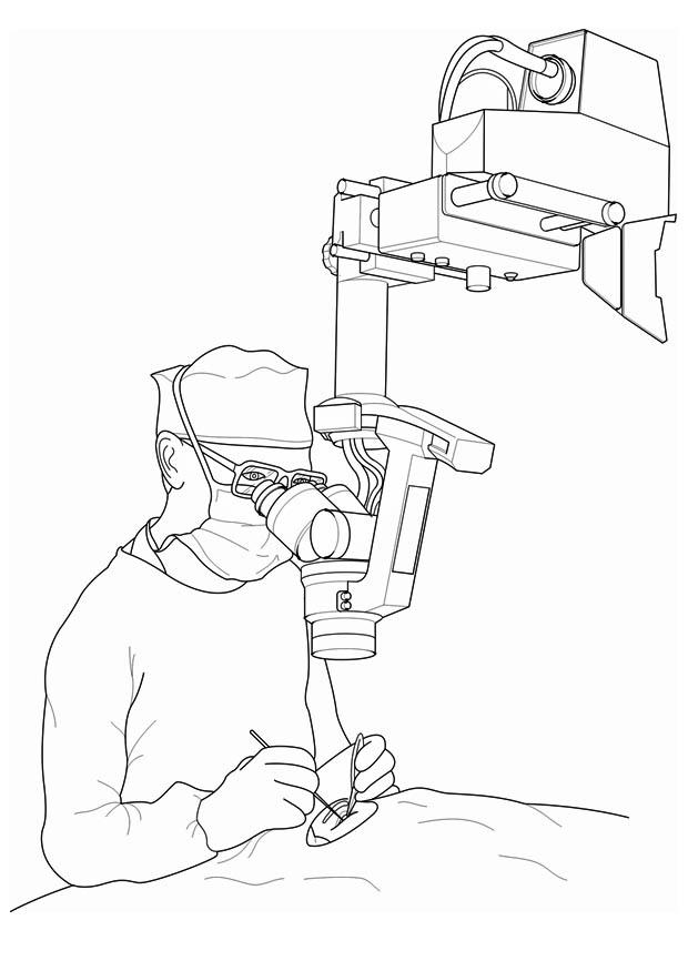 Desenhos de médico para pintar – Jogos de Cirurgia