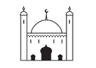 P�ginas para colorir mesquita 
