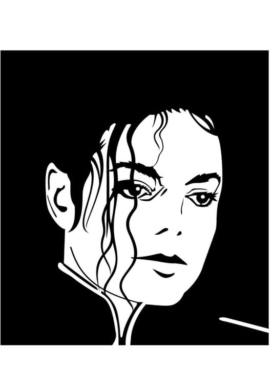 Desenho Para Colorir Michael Jackson - Imagens Grátis Para Imprimir - img  24764