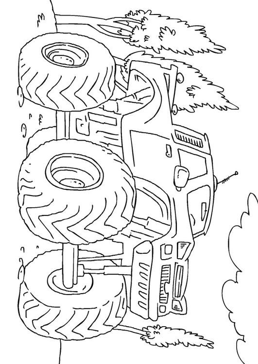 Desenho de Monster Energy Monster Truck para colorir