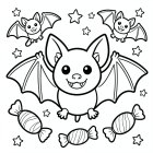 morcegos vampiros fofos