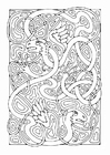 Página para colorir motivos 