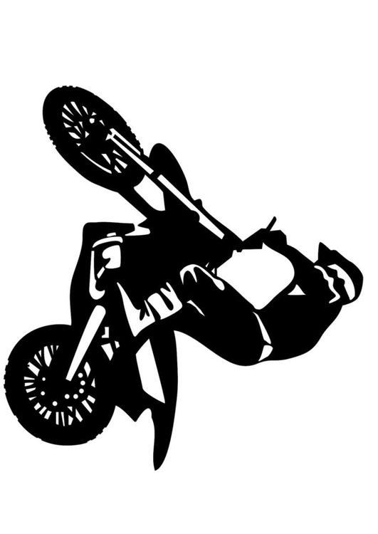 Desenhos de Motocross para Colorir