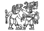 paginas-para-colorir murais astecas