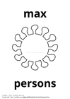 número máximo de pessoas