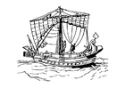 paginas-para-colorir navio romano