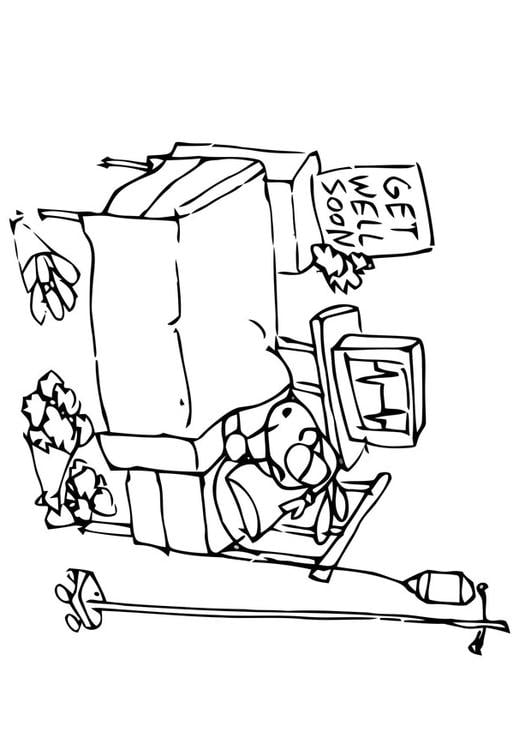 55+ Desenhos de Hospital para Imprimir e Colorir/Pintar