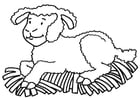 P�ginas para colorir ovelha 