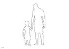 paginas-para-colorir pai e filho