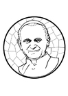 P�ginas para colorir Papa João Paulo II