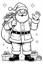 Papai Noel em movimento