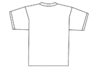 parte de trás de uma camiseta 