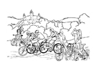 paginas-para-colorir passeio de bicicleta