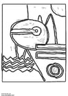 P�ginas para colorir Paul Klee