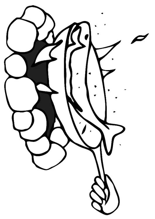 peixe frito 