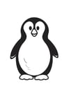 P�ginas para colorir pinguim