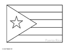 Página para colorir Porto Rico