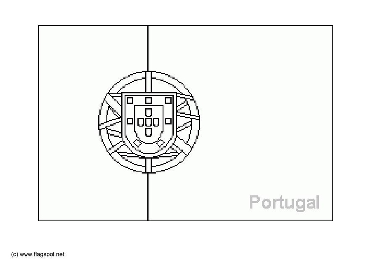 Desenho de Mapa de Portugal para colorir  Desenhos para colorir e imprimir  gratis