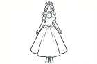princesa com uma coroa