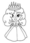 P�ginas para colorir Princesa