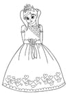 P�ginas para colorir Princesa