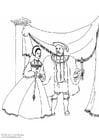 P�ginas para colorir rei e rainha (1534)