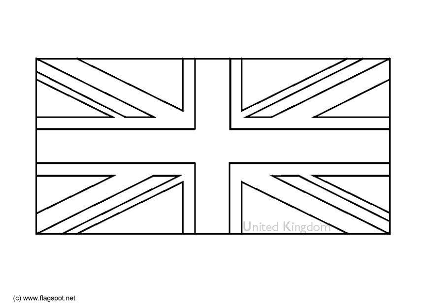 Página para colorir Reino Unido