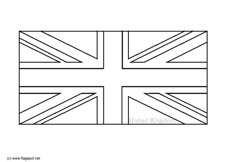Página para colorir Reino Unido