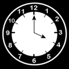 relógio 4 horas