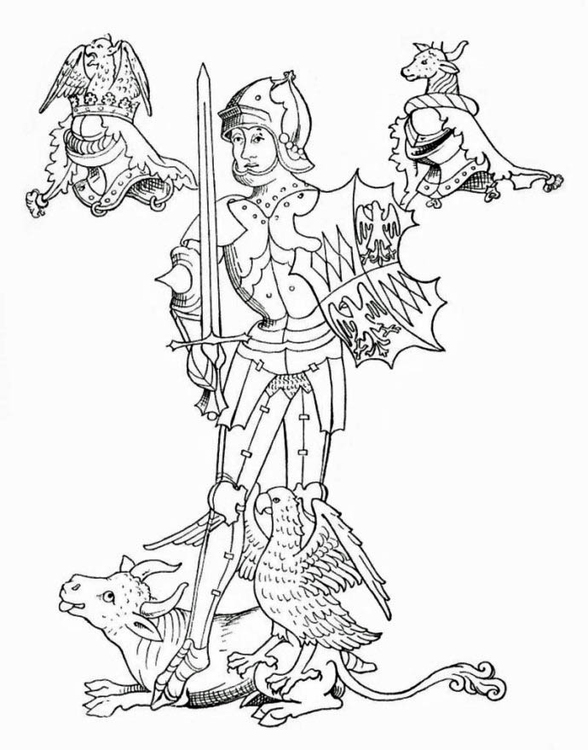 Página para colorir Richard Neville, conde de Warwick 
