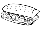 paginas-para-colorir sanduíche 
