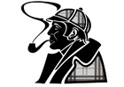 paginas-para-colorir Scherlock Holmes