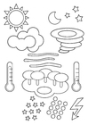símbolos do clima 