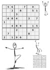 P�ginas para colorir sudoku - mover-se