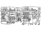 paginas-para-colorir supermercado