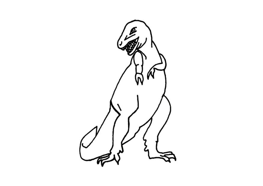 Desenhos de T-Rex para colorir - Bora Colorir