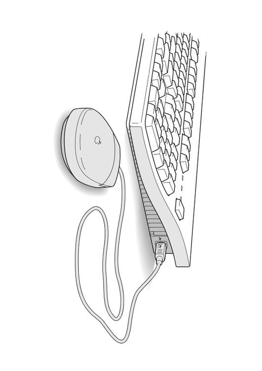 teclado e mouse 
