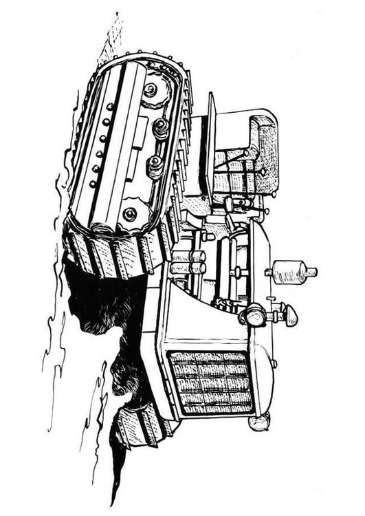 Desenho Para Colorir trator - Imagens Grátis Para Imprimir - img 3096