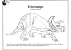 P�ginas para colorir triceratops